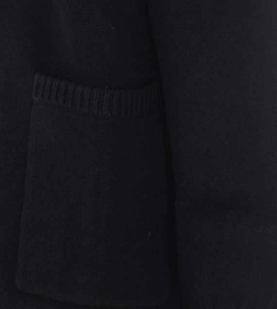 Black cashmere Yrsa short jacket LISA YANG