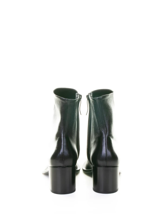 Stivaletto in nappa nera Lorenzo Masiero