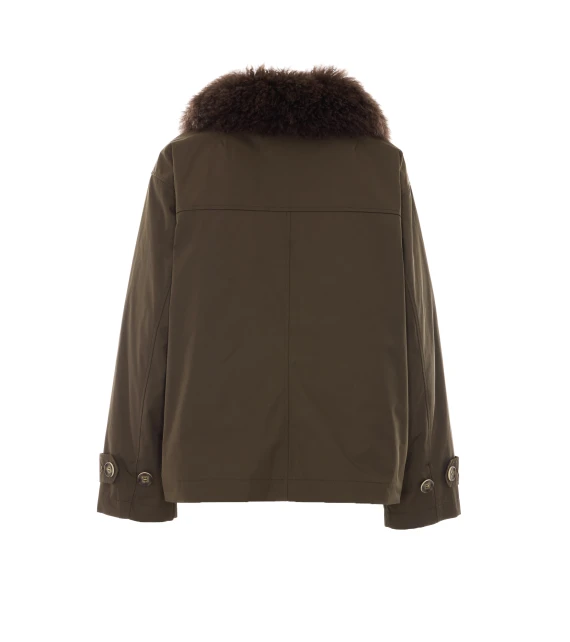 Parka corto verde oliva LOU ANDREA