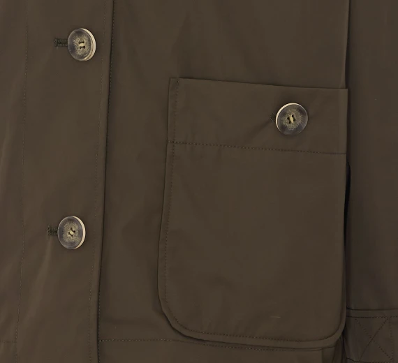 Parka corto verde oliva LOU ANDREA