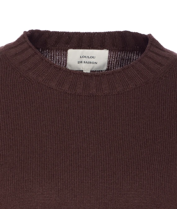 LOULOU DE SAISON Maglie Marrone