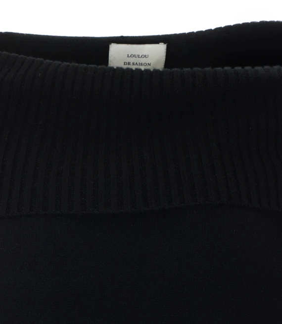 Black Sibyl Off-Shoulder Sweater