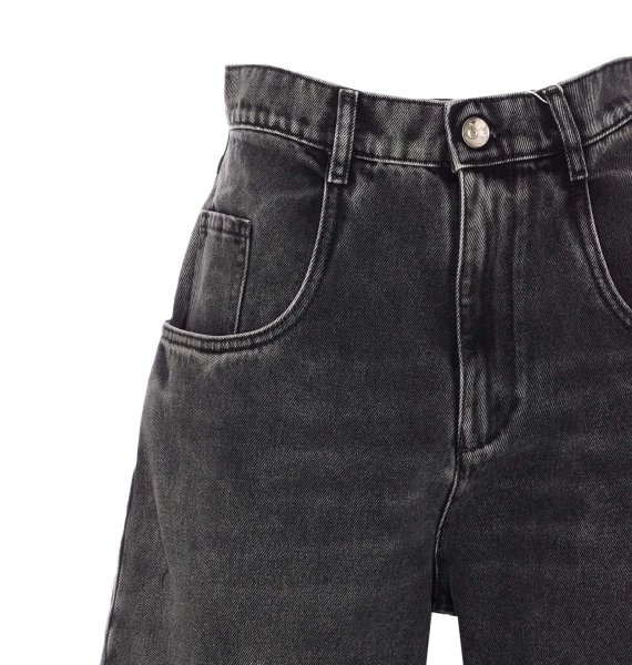 Black cut-out denim jeans Maison Margiela