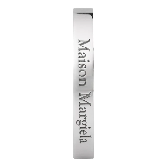 Maison Margila Silver Ring with Logo