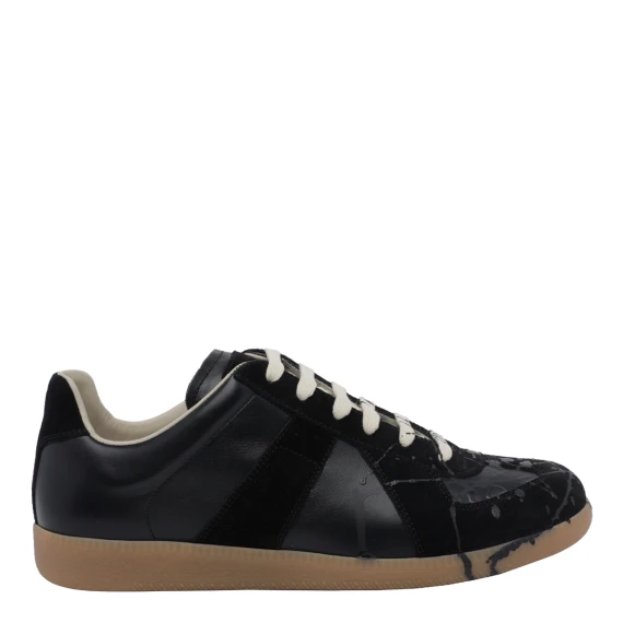 Black Replica Sneakers Maison Margiela