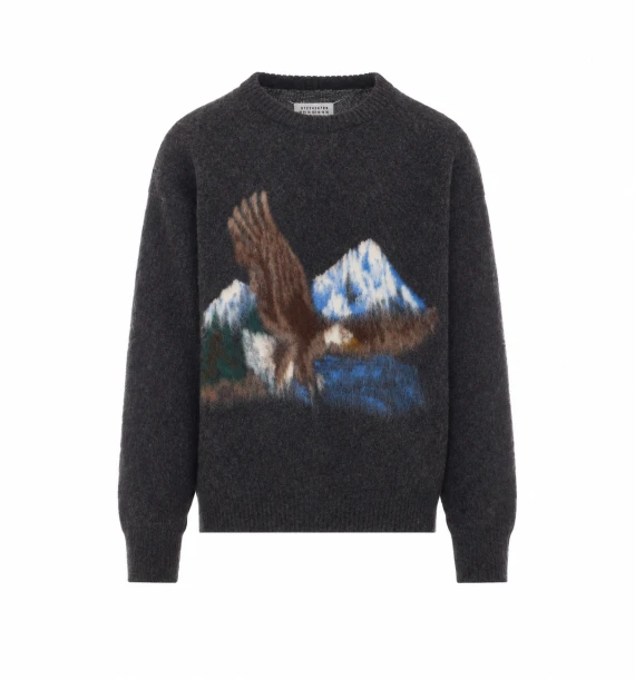 Dark Grey Sweater Maison Margiela