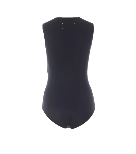 Black fitted bodysuit Maison Margiela