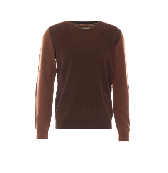 Maglione in lana marrone