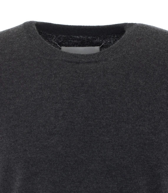 Maglione grigio in lana Maison Margiela