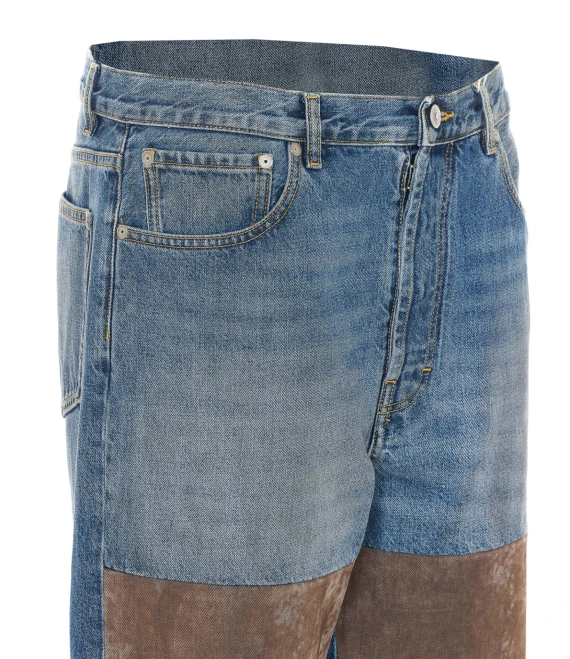 Blue jeans with contrast inserts Maison Margiela