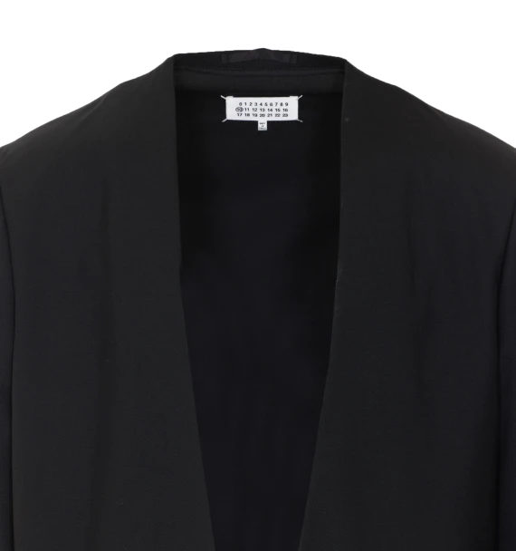 Black virgin wool blazer Maison Margiela