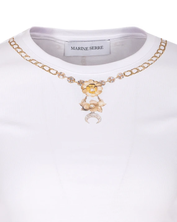 MARINE SERRE T-shirt e Polo Bianco
