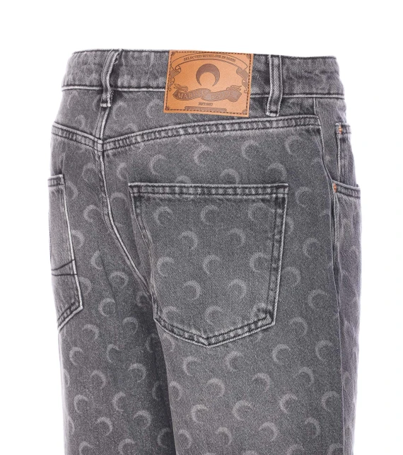 MARINE SERRE Jeans Grigio