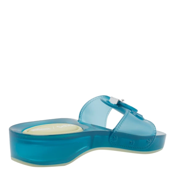 Pescura blue rubber slides MELISSA X SCHOLL