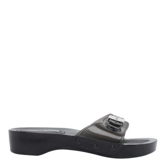 Pescura black slip-on sandals MELISSA X SCHOLL