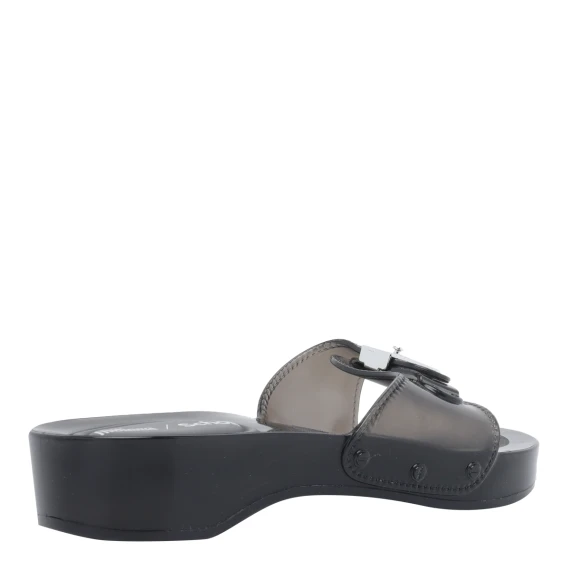 Pescura black slip-on sandals MELISSA X SCHOLL