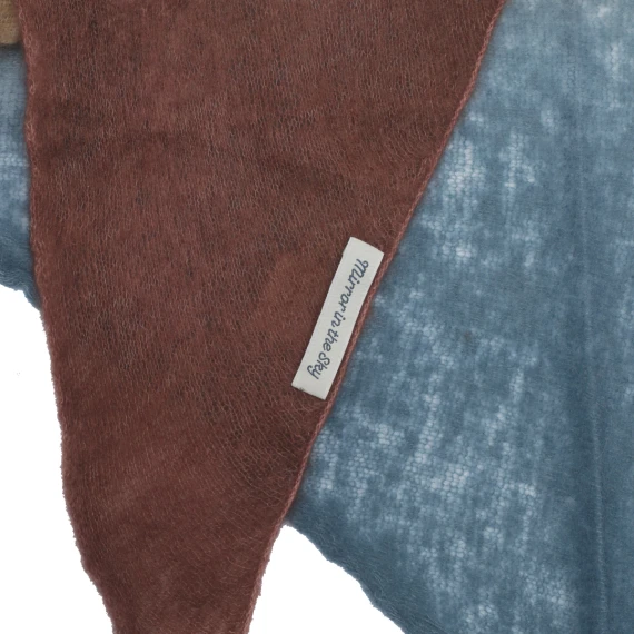 Bandana Open Knitted Degradee Scarf