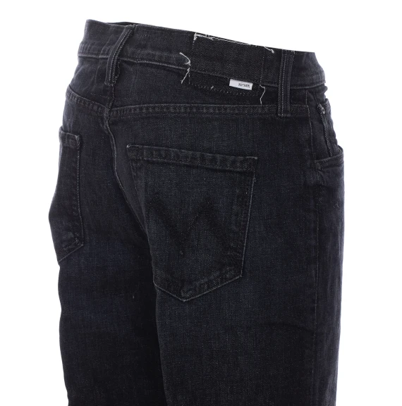 Jeans neri a vita media MOTHER