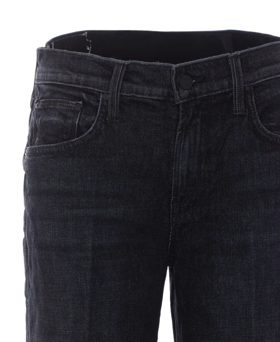 Jeans neri a vita media MOTHER