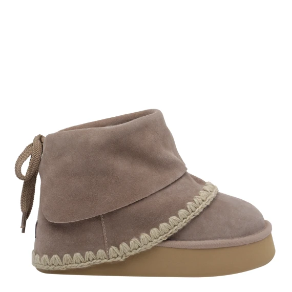 Platform Folding Suede Boots