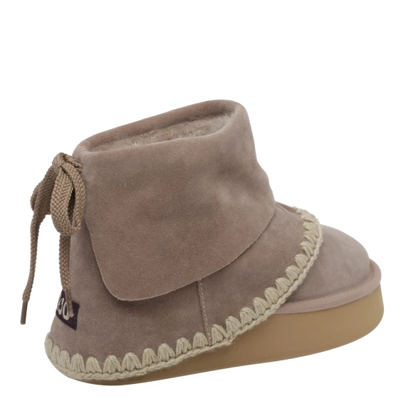 Platform Folding Suede Boots