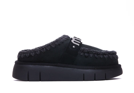 Black Bounce Clog Sandals MOU