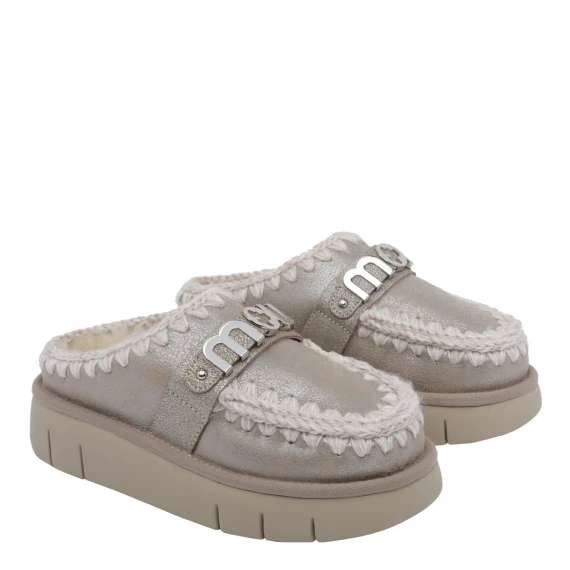Stone Metallic Bounce Clog