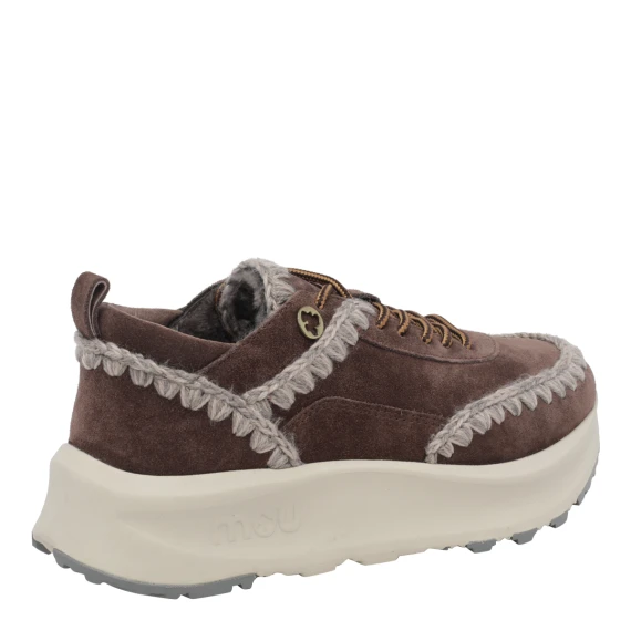 Brown Speed Eskimo Lace Up Sneakers
