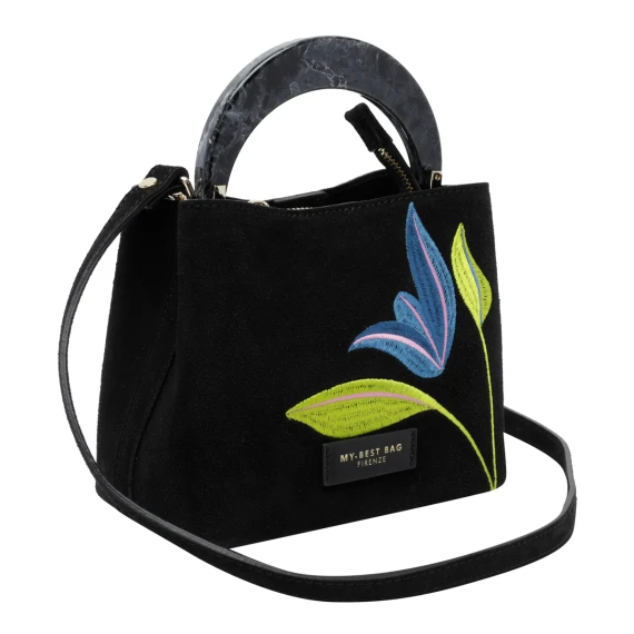 Small Ingrid Vision Suede Handbag MY BEST BAG FIRENZE