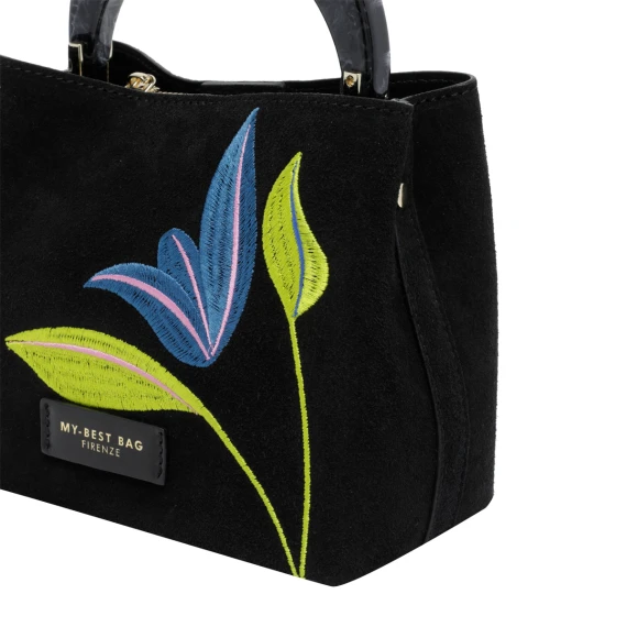 Small Ingrid Vision Suede Handbag MY BEST BAG FIRENZE