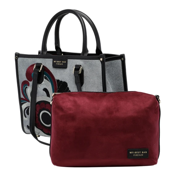 Mandala Azure Atena Tote Bag MY BEST BAG FIRENZE