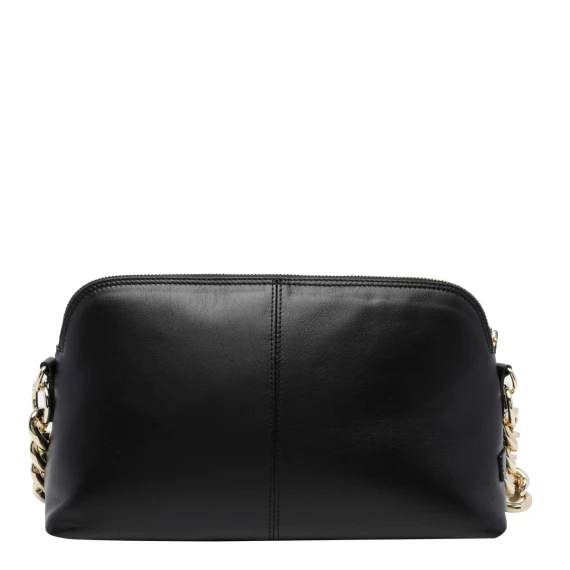 Black calf leather handbag MY BEST BAG FIRENZE