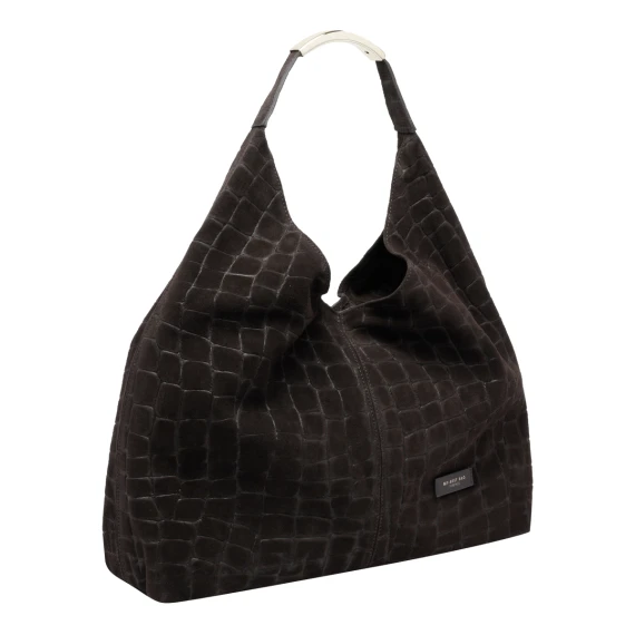 Ellisse brown calf leather hobo bag MY BEST BAG FIRENZE