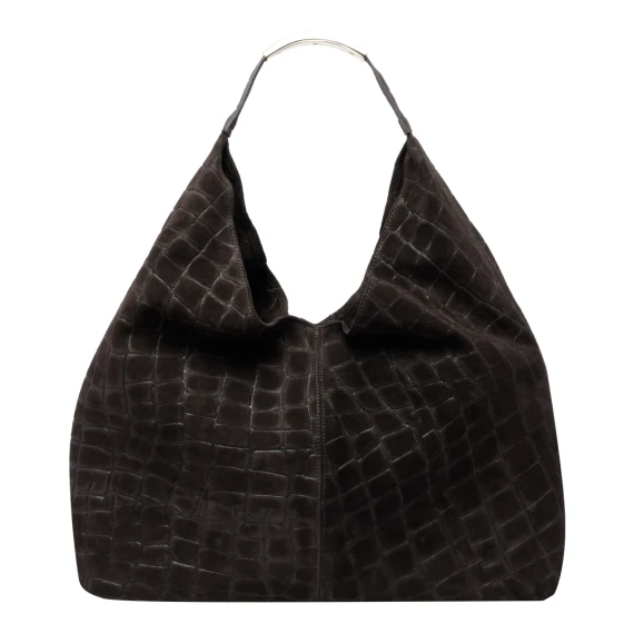 Ellisse brown calf leather hobo bag MY BEST BAG FIRENZE