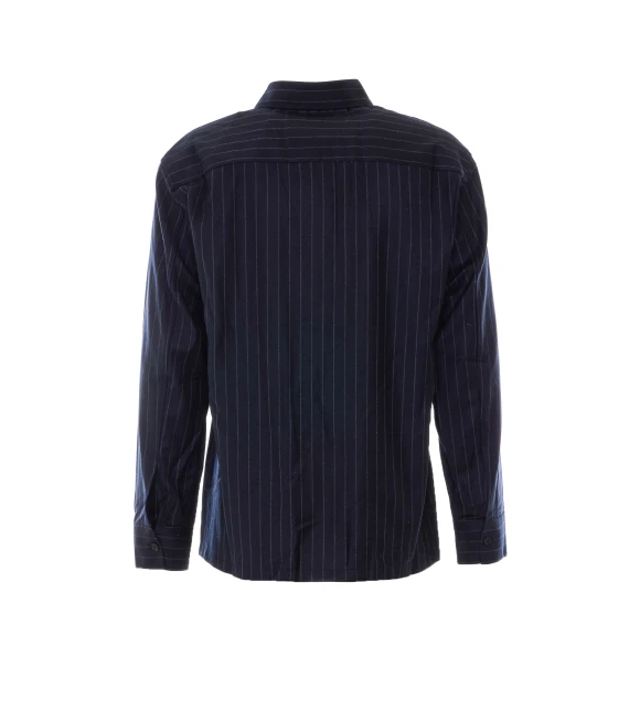 Dark blue long-sleeve shirt NN.07