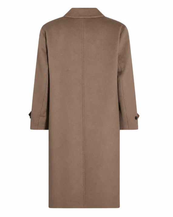 Cappotto Gibson marrone in lana e cashmere NN.07