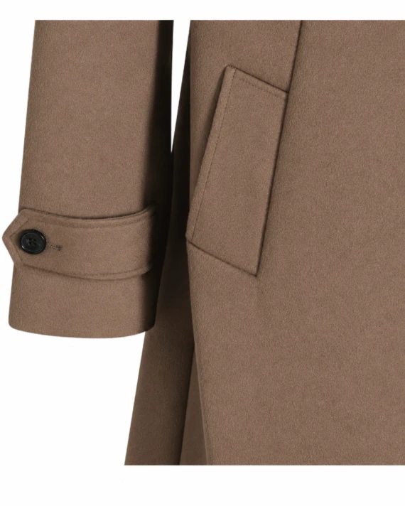 Cappotto Gibson marrone in lana e cashmere NN.07
