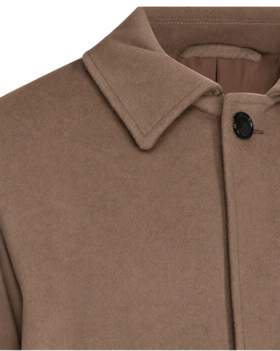 Cappotto Gibson marrone in lana e cashmere NN.07