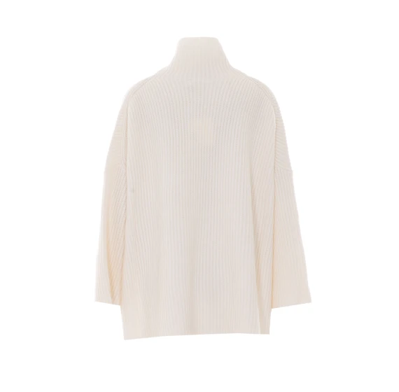 Maglione avorio a collo alto NOT SHY