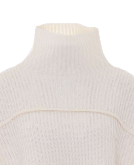 Maglione avorio a collo alto NOT SHY