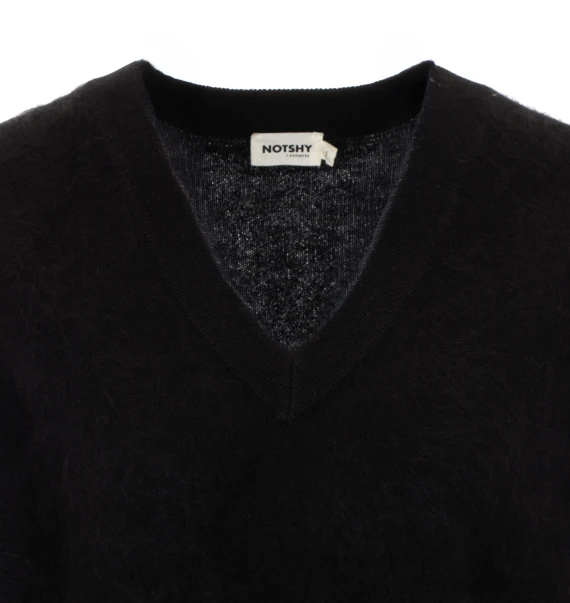 Maglione in cashmere nero Bethan NOT SHY