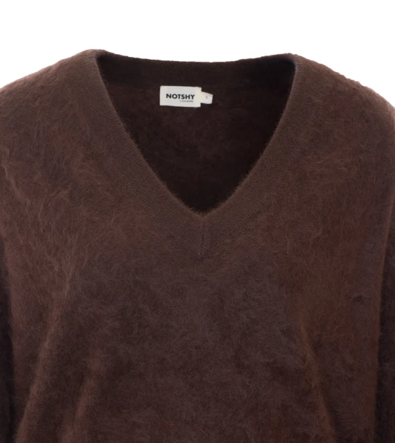 Bethnan dark brown sweater NOT SHY