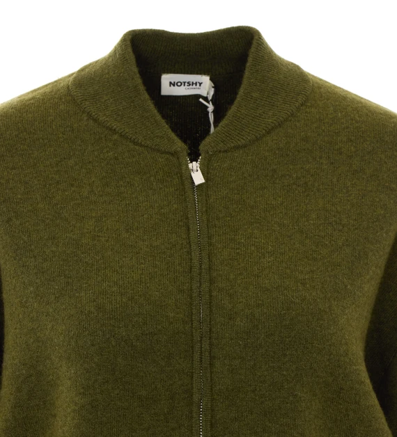 Giacca bomber Twila in lana e cashmere NOT SHY