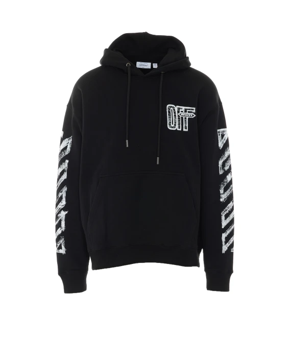 Black Motion Arrow Hoodie Sweaters