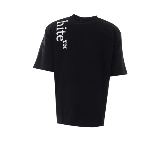 Black Vertical Booksih T-Shirt