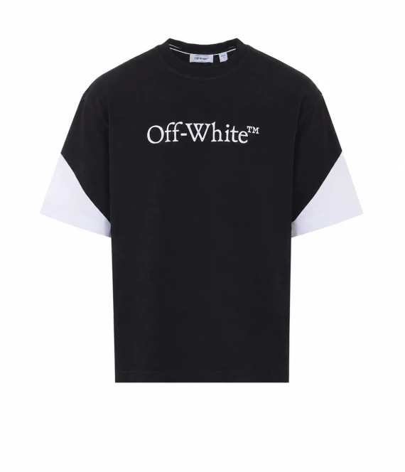 Negative Big Bookish Skate T-Shirt Off White