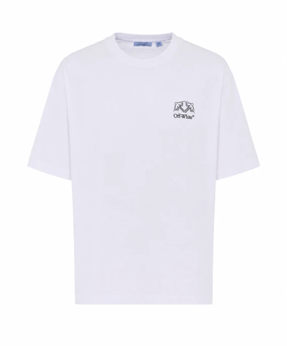 Offline Half Arrow Skate S/S Tee Off White
