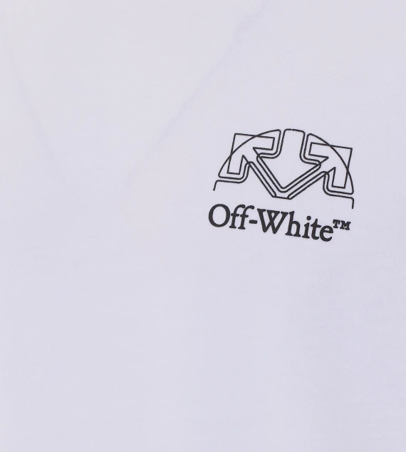 Offline Half Arrow Skate S/S Tee Off White