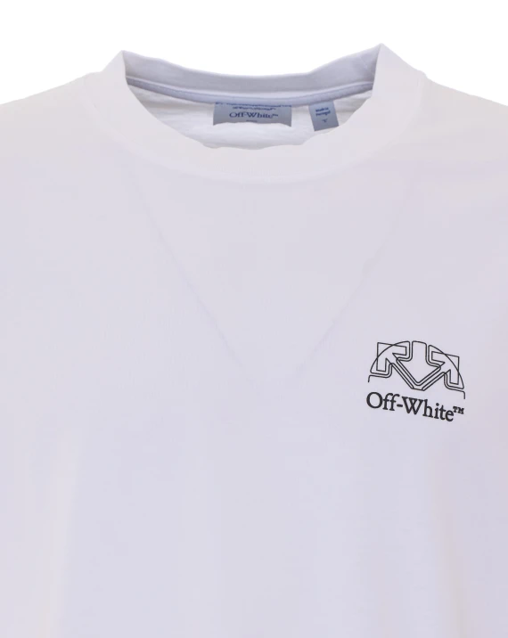 Offline Half Arrow Skate S/S Tee Off White