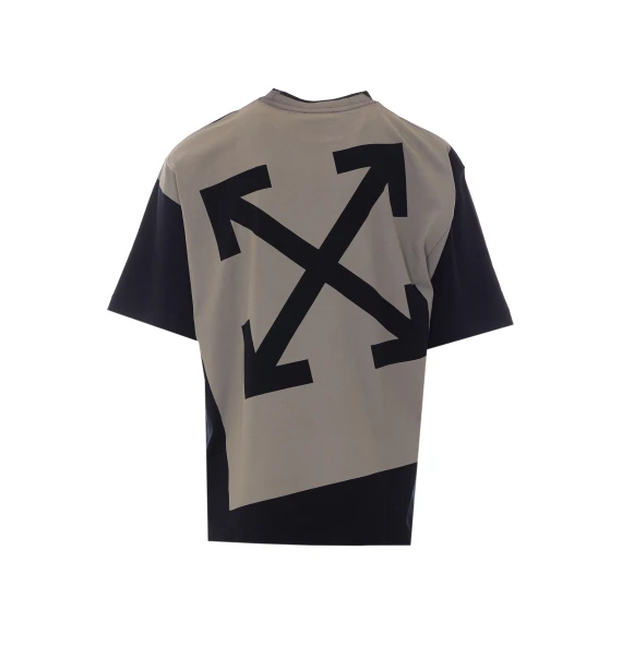 Black Negative Arrow T-Shirt Off White